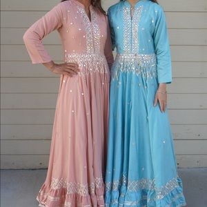 Pakistani gown dress (anarkali).